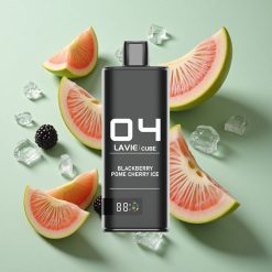 Lavie Cube 20000 Puffs Melnā Upe Ķiršu Ledus Vienreizējās lietošanas Vape