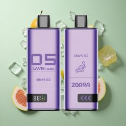 Lavie Cube 20000 Puffs Vienreizējās lietošanas Vape Vīnogu Ledus
