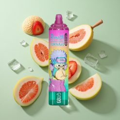 RandM Fumot Tornado 15000 Puffs Ledus Zemeņu 25ml USB-C